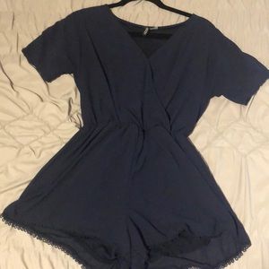 H&M Navy Romper